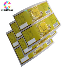 Sticker label printing, printed label, private label